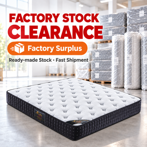 Matelas hybride à ressorts ensachés et mousse à mémoire de forme, compressé, en stock, tailles Queen et King, pour hôtel et chambre à coucher - Product Image 1