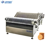 Machine de tri automatique de biscuits grande capacité, empileuse de biscuits Penny, machine de tri de biscuits, équipement d'emballage auxiliaire d'occasion UPPER