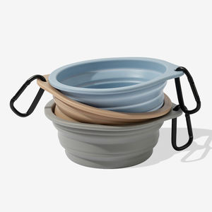 Tazón de Silicona Plegable y Colapsable de 350 ml, Ecológico, Colorido, Impermeable, para Viajes, Senderismo, Alimentación de Mascotas - Product Image 1