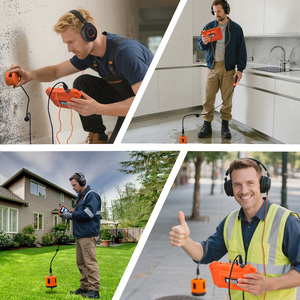 Intelligenter Innen-/Außen-Wasserleckdetektor mit 7-Zoll-<span class=keywords><strong>LCD</strong></span>-Bildschirm für PQWT PQ125 Serie Unterirdischer Wasserlecksucher - Product Image 3