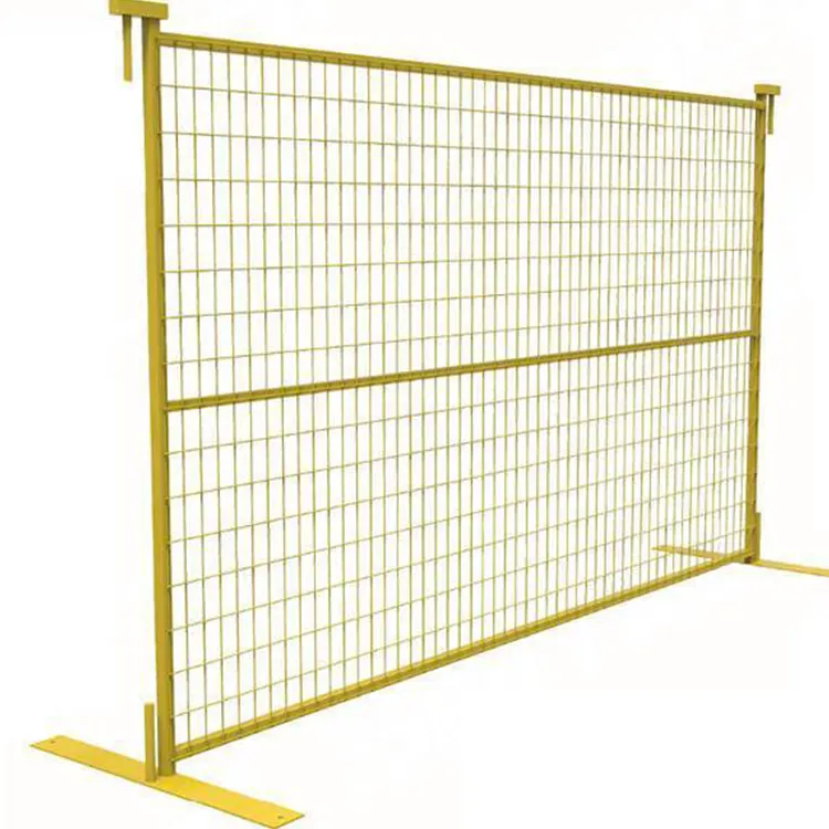Stok çit galvanizli 50*100mm inşaat kanadalı geçici çit toptan fiyat
