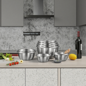 Grand Évier en Acier Inoxydable Sur Mesure pour Cuisine, Récipient Alimentaire <span class=keywords><strong>de</strong></span> Stockage, Bol Mélangeur à Soupe - Product Image 5