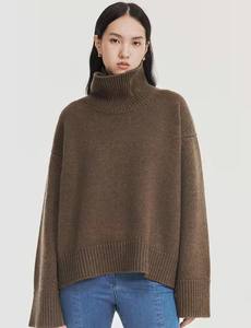 <span class=keywords><strong>Pull</strong></span> en <span class=keywords><strong>cachemire</strong></span> pur de montagne 100% pour femmes coréennes, col roulé, style décontracté, ample, <span class=keywords><strong>grande</strong></span> <span class=keywords><strong>taille</strong></span>, fortement recommandé - Product Image 3