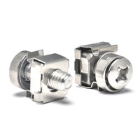 Kit de tornillos Phillips y tuercas de jaula de acero inoxidable duradero, tamaño métrico, antirust, disponible en todos los tamaños, para gabinetes de centros de datos
