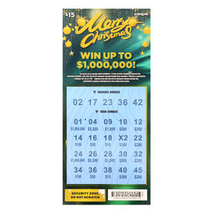 Échantillon personnalisé de carte de loterie conception libre effet d'estampage classique Mega Millions billet de loterie à gratter - Product Image 3