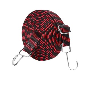 Correas Elásticas Ajustables para Equipaje, Cuerdas Elásticas Resistentes con Ganchos Metálicos, Alta Resistencia para Sujetar Carga de Motocicleta - Product Image 1