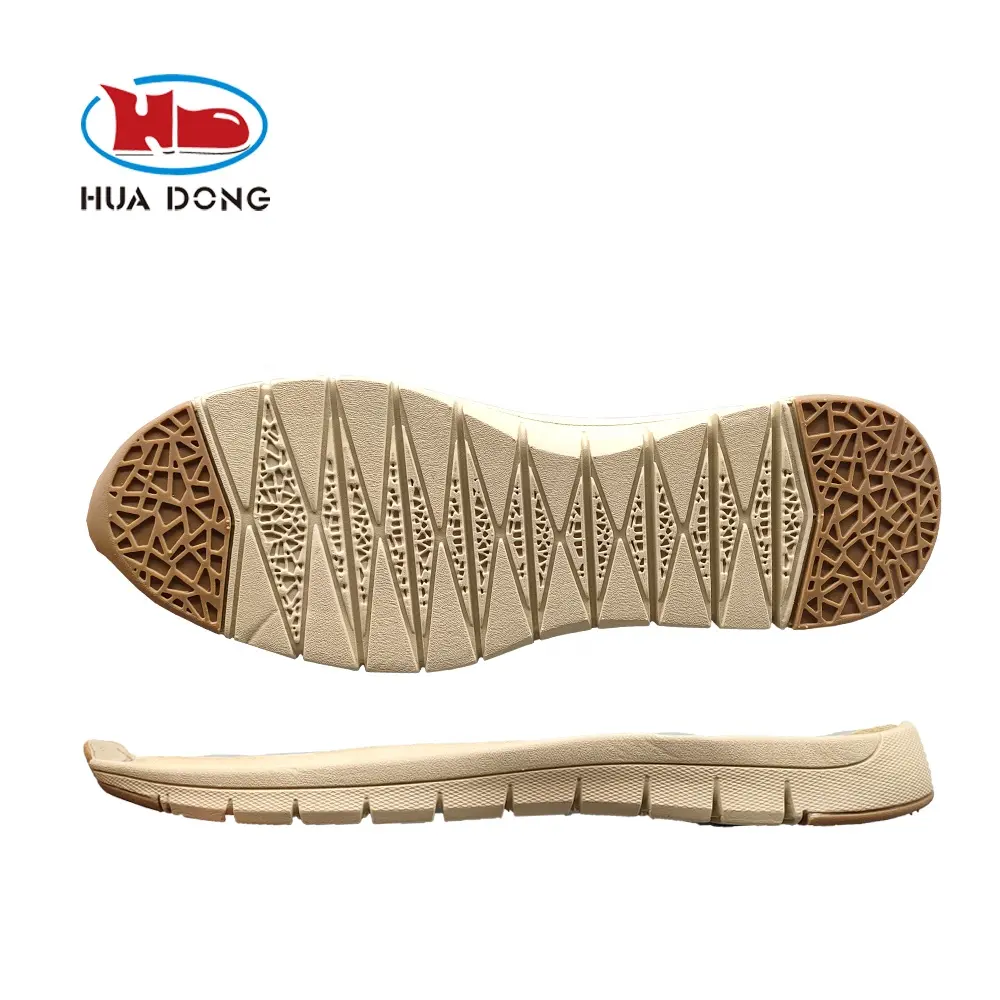 Sole Expert Huadong Soft Wear Casual Eva+RB Sole Best Sale Shoe Sole Outsole SS21