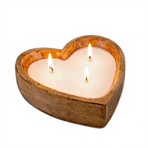 Sturdy Attractive Amber Crafts <b>Candle</b> Stand Waterproof Painted Design Love Theme for <b>Christmas</b> Star World Enterprise Epoxy Base - Product Image 1