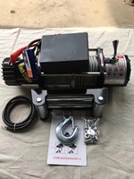 Treuil électrique 12V 24V 48V robuste pour véhicule, treuil à câble métallique de 2000 à 20000 LBS pour le sauvetage de camions et remorques tout-terrain