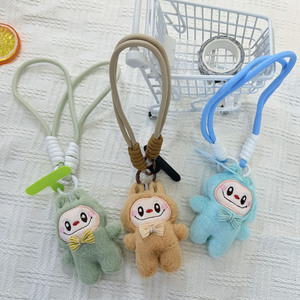 Dễ thương bong bóng LaBobo Mini ví tai nghe lưu trữ túi vài Keychain Ba lô Mặt dây chuyền búp bê sang Trọng Quà Tặng - Product Image 3