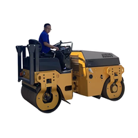 Belle vente Double compacteur hydraulique 23L réservoir d'huile réservoir d'eau route Rolles 23L huile réservoir d'eau Volume pompe à rouleaux vibrants