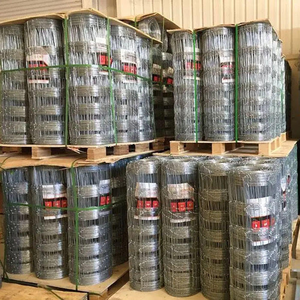 Pannello di Recinzione Moderno in Rete Metallica <span class=keywords><strong>per</strong></span> Allevamenti, Resistente e Personalizzabile, con Telaio in Ferro Zincato da 2m, Recinzione <span class=keywords><strong>per</strong></span> Campi in Metallo Laminato da 50m <span class=keywords><strong>per</strong></span> Ovini - Product Image 3