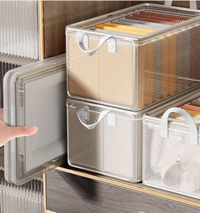 <span class=keywords><strong>กล่อง</strong></span>จัดระเบียบ<span class=keywords><strong>เสื้อ</strong></span>ผ้าในตู้<span class=keywords><strong>เสื้อ</strong></span>ผ้าสำหรับกางเกงยีนส์ <span class=keywords><strong>เสื้อ</strong></span>สเวตเตอร์ <span class=keywords><strong>เสื้อ</strong></span>ยืด แบบซ้อนได้ พร้อมหูหิ้วแข็งแรง - Product Image 3