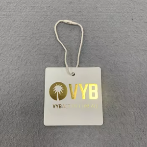 2025 nóng bán quần áo treo tùy chỉnh tái chế quần áo quần áo giá <span class=keywords><strong>tag</strong></span> - Product Image 5