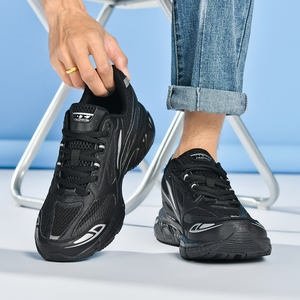 Logotipo personalizado Diseño libre Negro Casual Sneaker Baloncesto Caminar Estilo Hombres Correr Deportes <span class=keywords><strong>Zapatillas</strong></span> <span class=keywords><strong>de</strong></span> <span class=keywords><strong>deporte</strong></span> Fabricante <span class=keywords><strong>de</strong></span> zapatos personalizados - Product Image 4