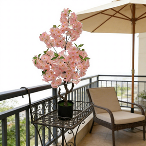 Nouvelles décorations florales pour mariage, fleurs artificielles, arbre de <span class=keywords><strong>cerisier</strong></span> artificiel, arrangements floraux, articles de décoration, coffrets cadeaux pour femmes - Product Image 1