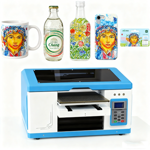 Lansong tốc độ cao dễ dàng để hoạt động 3560 UV phẳng máy in máy nkjet máy in định dạng nhỏ A3 A4 cho thẻ nhựa - Product Image 4