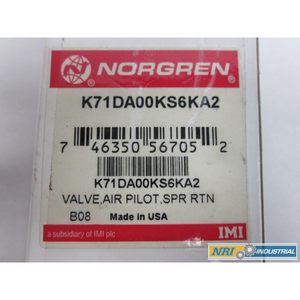 ตัวควบคุมวาล์วลม Norgren แบบหลายช่องทาง 5 พอร์ต 150 Psi 1/4 นิ้ว NPT ชิ้นส่วนนิวเมติกโลหะ - Product Image 3