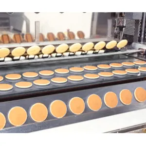 Linha de produção industrial de bolo Dora Máquina de fazer bolo Dora com mais opções de capacidade