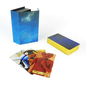 Cartes à jouer en or imprimées personnalisées en gros Boîte magnétique d'estampage à chaud pour jeu de cartes - Product Image 1