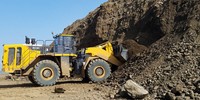 Wheel Loader Tugas Berat 12 Ton 8128H dengan Bucket Batu dengan Harga Bagus
