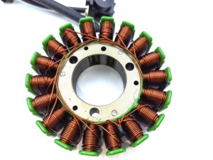 Bobine de magnéto de moto pour Suzuki <span class=keywords><strong>GN</strong></span> <span class=keywords><strong>125</strong></span> GN1150 GS125 GS 150 Bobine de charge EN125 Bobine de stator 5 fils 18 pôles Assemblage de stator CC - Product Image 4