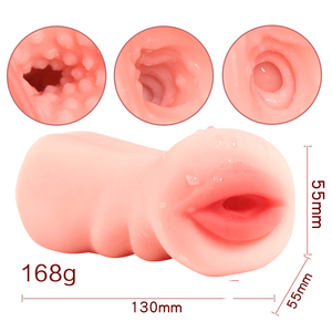 Leicht zu reinigen Männer Realistische weiche Tasche Muschi Mund Mund Anal Arsch <span class=keywords><strong>Vagina</strong></span> Mann Sexspielzeug Männlicher Penis Mastur bator Masturbation - Product Image 3