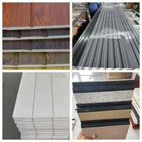 Panneau de construction modulaire, panneau mural préfabriqué, système d'isolation thermique pour la décoration des murs extérieurs des villas et des cours
