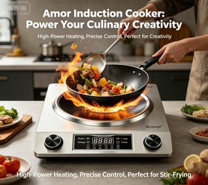 3500W Concave Induction Cooker Stove Single Burner Multi-Functional Waterproof <strong>Knob</strong> Control Portable Hotpot Household Use - Product Image 3