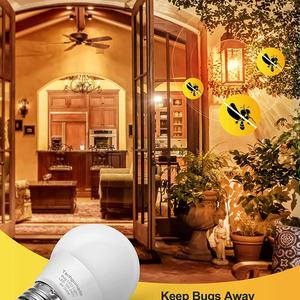 Bombillas LED Amarillas G14 G45 E26 con Iluminación Amarilla de 2000K, Bombilla LED No Regulable para Interiores y Exteriores - Product Image 3