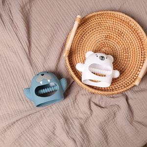 Juguete de silicona para la dentición del bebé para bebés de 0 a 6 meses, juguetes masticables para succionar, chupete de mano para bebés que amamantan - Product Image 5