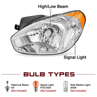 Phare avant pour Hyundai Accent 2006 2007 2008 2009 2010 2011 Phare Lampe Phare Pièces automobiles 92101-1E000 92102-1E000