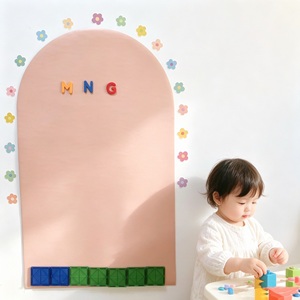 Autocollant magnétique <span class=keywords><strong>adhésif</strong></span> pour <span class=keywords><strong>tableau</strong></span> <span class=keywords><strong>noir</strong></span> mat camel rose pâle, papier peint <span class=keywords><strong>tableau</strong></span> <span class=keywords><strong>noir</strong></span> auto-<span class=keywords><strong>adhésif</strong></span> pour salle de jeux, école maternelle, maison - Product Image 3