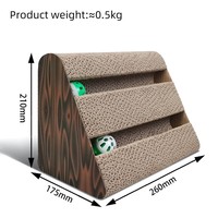 Meilleures ventes : Griffoir pour chat en carton ondulé, écologique, pour usage intérieur, forme triangulaire