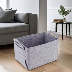 Panier de rangement pliable en feutre de polyester écologique, organisateur carré multifonctionnel, articles pour bébés, cadeaux pour enfants, jouets personnalisés - Product Image 6