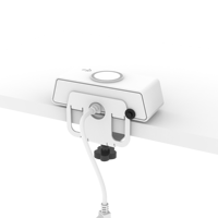 Multiprise de bureau sans fil OMNI Premium moderne avec 2 prises CA et 1 port USB-C, norme américaine pour le bureau