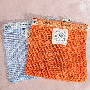 Gran oferta de fábrica, pequeña bolsa de jabón de malla de algodón, bolsa de cosméticos con cordón, etiqueta tejida personalizada, logotipo, bolsa de jabón de <span class=keywords><strong>inodoro</strong></span> de malla de nailon - Product Image 2