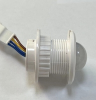 Saklar Lampu Sensor Gerak Inframerah PIR Kecil dengan Sensor Senba LED IP20 Berkualitas Tinggi untuk Penggunaan Hotel