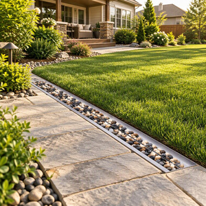 Caniveau de drainage en forme de U avec fond épaissi pour une forte capacité de charge ; dimensions personnalisées disponibles. - Product Image 2