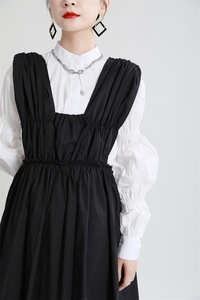 2123 nuovo autunno più popolare bella ragazza vestito Casual gonna gilet di media lunghezza - Product Image 5