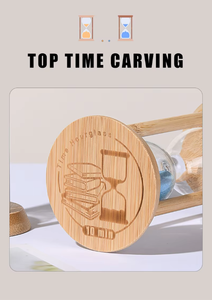 Lot de sabliers en bois en gros – Minuteries de 1, 5, 10, 30 minutes <span class=keywords><strong>pour</strong></span> enfants, brossage des <span class=keywords><strong>dents</strong></span>, cuisine - Product Image 5
