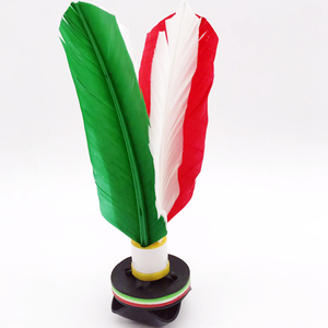 Volano da Badminton Colorato in <span class=keywords><strong>Piuma</strong></span> Cinese Personalizzabile OEM, Shuttlecock da Calcio Personalizzato - Product Image 4
