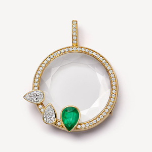 Ciondolo per Collana Personalità Retrò Impermeabile in Oro 18k con Design Traforato Fai da Te <span class=keywords><strong>a</strong></span> Forma di <span class=keywords><strong>Cuore</strong></span> Apribile Stile Buddista - Product Image 3