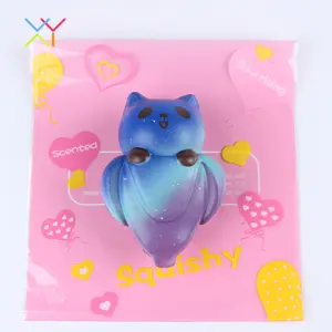 Ángel gato color raro squishies lento aumento squishies perfumado animal squishies juguete