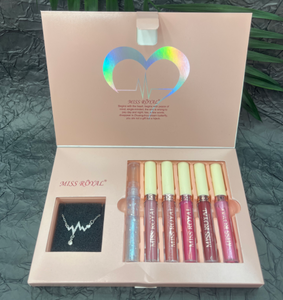 Großhandel Lipkit mit Halskette Hochwertiges Lipgloss-Set zu Gutem Preis Ultram Kosmetik-Set De Gloss De Labios - Product Image 1