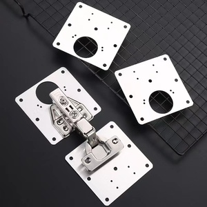 <span class=keywords><strong>Kit</strong></span> de réparation de charnières de meubles de haute qualité pour fournisseurs, plaque de réparation de charnière de placard avec 6 supports de montage - Product Image 1