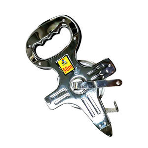 ตลับเมตรเหล็ก Dingfa 50 ม. แบบม้วนพร้อมขาตั้ง ล็อคแบบคันโยก กลับมาเองได้ ใช้สำหรับวัดระยะทางแบบเมตริก เหมาะสำหรับงานวิศวกรรม - Product Image 3