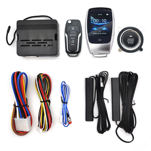 PKE Keyless Entry Báo Động Xe Bắt Đầu Dừng Hệ Thống Khởi Động Từ Xa Với Phím <span class=keywords><strong>LCD</strong></span> - Product Image 1
