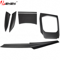 7/8 pièces RHD uniquement pour BMW M4 G82 M3 G80 G42, panneau de sortie d'air de la console centrale, fibre de carbone sèche, G22 G20 G26, intérieur