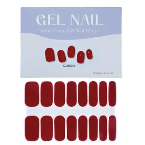 Adesivo de gel não-tóxico personalizado, vidro popular para unhas diy com lâmpada uv